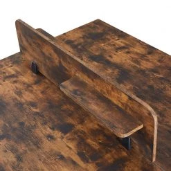 47.2 in. Square Brown Wood Computer Desk for 2-People by Wateday -Wateday Sales Store brown wateday computer desks yj yuki9595743 4f 1000