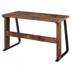 23.6 in. Rectangular Brown Wood Computer Desk by Wateday -Wateday Sales Store brown wateday computer desks yj yuki9595759 77 1000