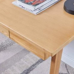 23.62 in. Rectangular Brown Wood 1-Drawer Computer Desk with Solid Wood Legs by Wateday -Wateday Sales Store brown wateday computer desks yj yuki9595769 4f 1000