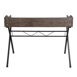 23.6 in. Rectangular Brown Wood Computer Desk with 3 Open Cubbies by Wateday -Wateday Sales Store brown wateday computer desks yj yuki9595790 66 1000