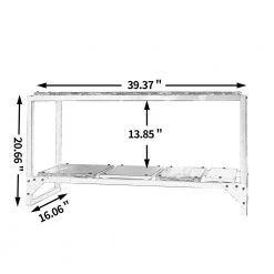 Brown 2-Tier Shoe Bench 20.81 in. H x 16.06 in. W x 39.37 in. D by Wateday -Wateday Sales Store brown wateday dining benches yj yuki9595355 1f 1000