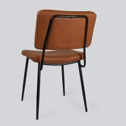 Vintage Brown PU Leather Upholstered Dining Chairs (Set of 2) by Wateday 9 Vintage Brown PU Leather Upholstered Dining Chairs (Set of 2) by Wateday -Wateday Sales Store brown wateday dining chairs yj usacdc001bn 66 1000