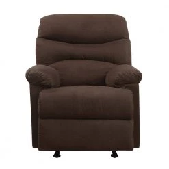 Brown Microfiber Motion Recliner by Wateday