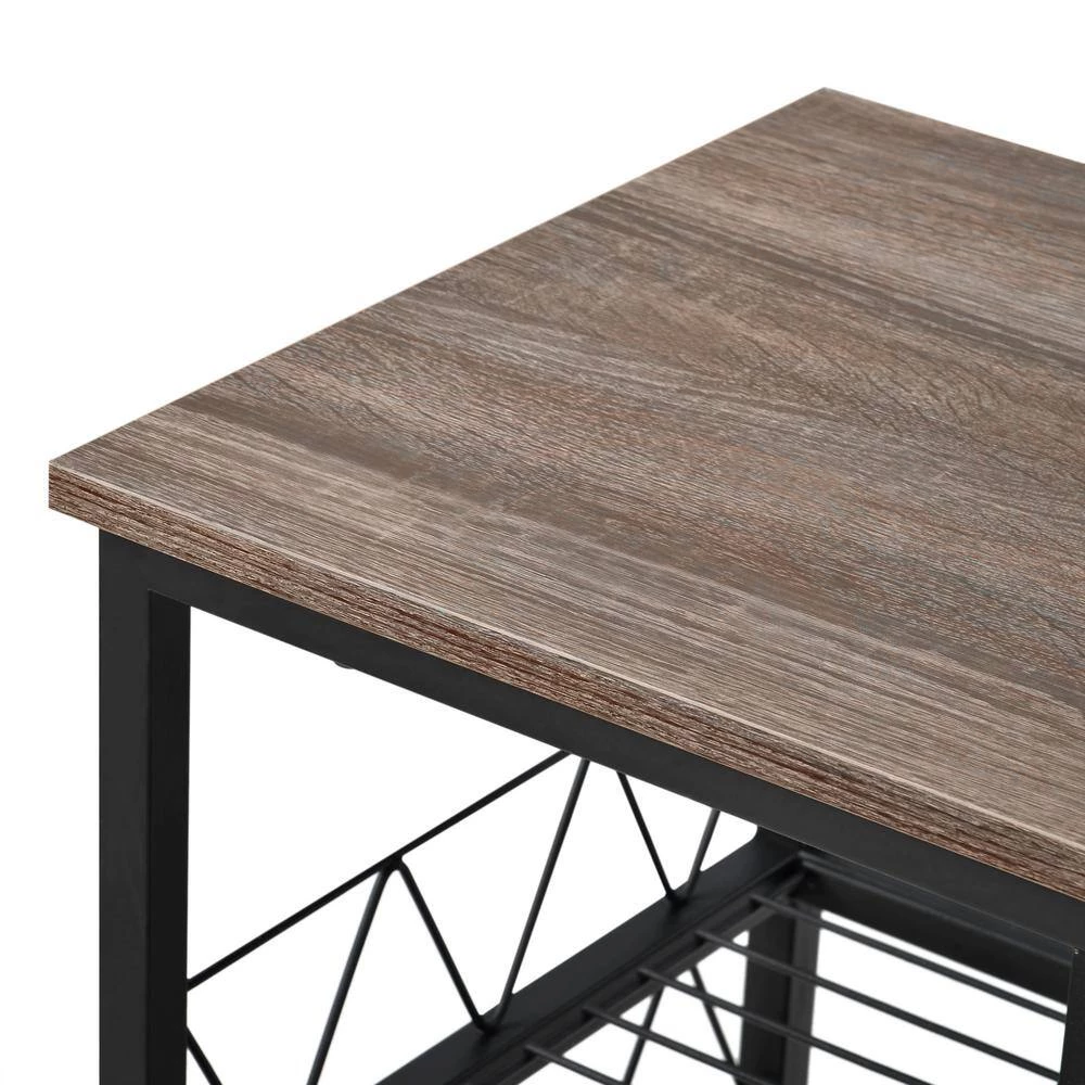 Brown Buffet Table with Shelves and Wine Rack by Wateday 6 Brown Buffet Table with Shelves and Wine Rack by Wateday - Image 6