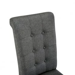 7-Piece Rectangular Wood Top Gray Dining Table Set by Wateday -Wateday Sales Store dark gray wateday dining room sets yj yuki9596115 c3 1000