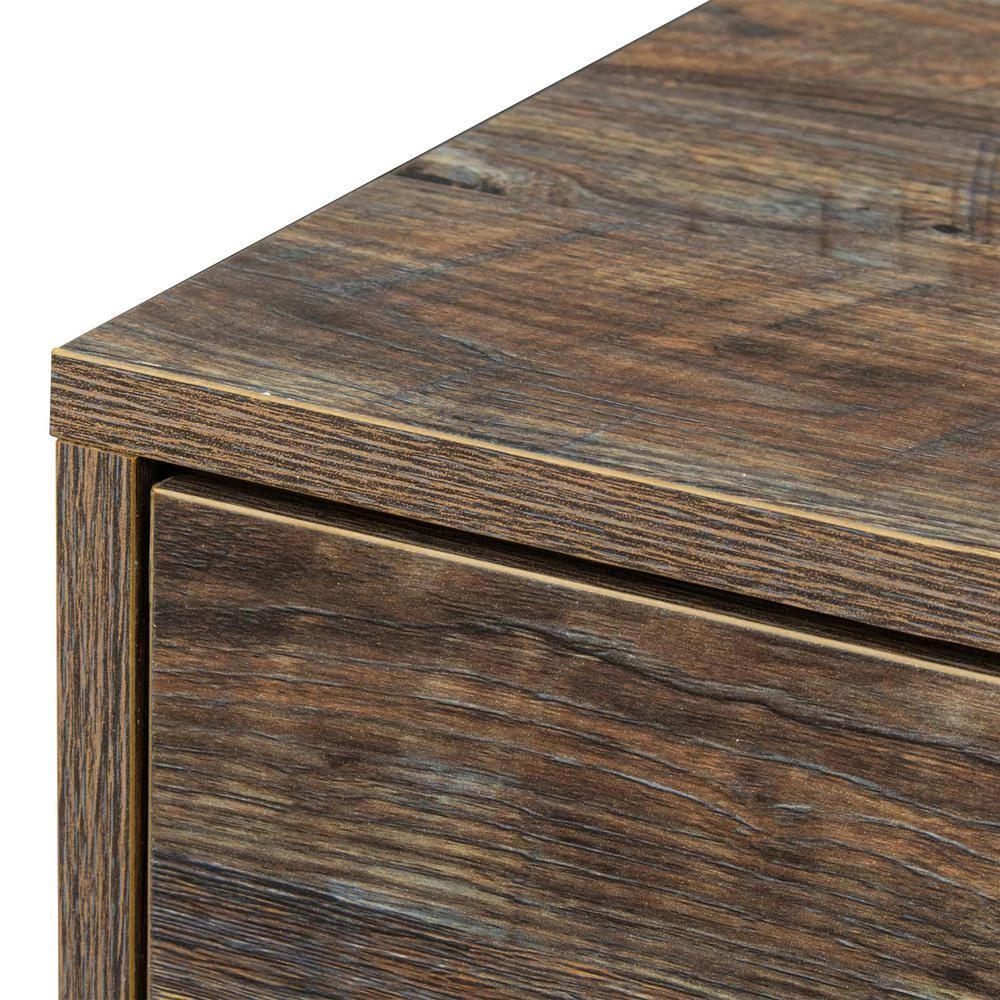 Espresso Storage Cabinet with Four Storage Spaces Sideboard by Wateday 5 Espresso Storage Cabinet with Four Storage Spaces Sideboard by Wateday - Image 5