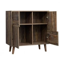 Espresso Storage Cabinet with Four Storage Spaces Sideboard by Wateday 11 Espresso Storage Cabinet with Four Storage Spaces Sideboard by Wateday -Wateday Sales Store espresso wateday accent cabinets yj yuki9595923 77 1000