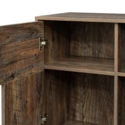 Espresso Storage Cabinet with Four Storage Spaces Sideboard by Wateday 12 Espresso Storage Cabinet with Four Storage Spaces Sideboard by Wateday -Wateday Sales Store espresso wateday accent cabinets yj yuki9595923 c3 1000