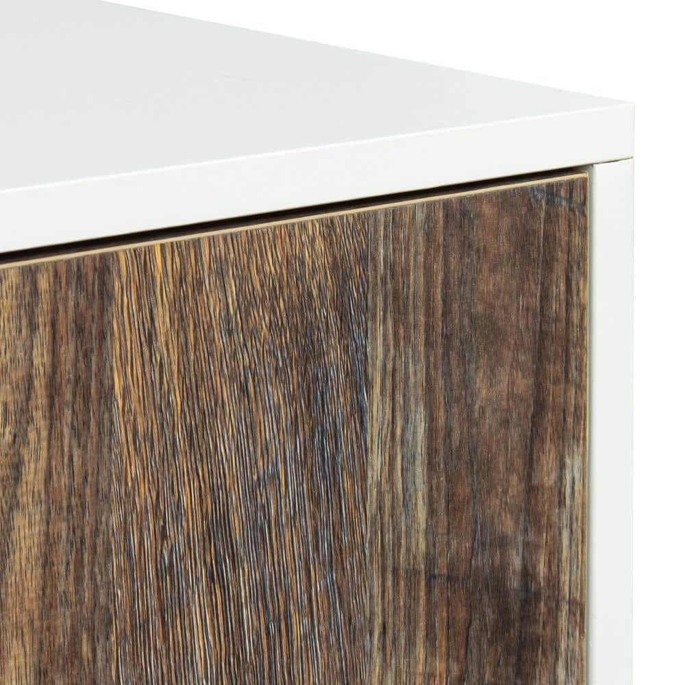 Espresso Storage Cabinet with Display Stand and Door by Wateday 4 Espresso Storage Cabinet with Display Stand and Door by Wateday - Image 4