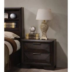 2-Drawer Espresso Nightstand 25 in. H x 17 in. W x 26 in. D by Wateday 11 2-Drawer Espresso Nightstand 25 in. H x 17 in. W x 26 in. D by Wateday -Wateday Sales Store espresso wateday nightstands yj yuki9595378 31 1000