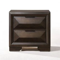 2-Drawer Espresso Nightstand 25 in. H x 17 in. W x 26 in. D by Wateday 8 2-Drawer Espresso Nightstand 25 in. H x 17 in. W x 26 in. D by Wateday -Wateday Sales Store espresso wateday nightstands yj yuki9595378 40 1000