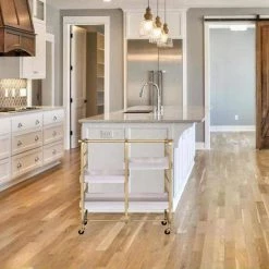 Gold Serving Cart with Wheels by Wateday -Wateday Sales Store gold wateday bar carts yj yuki9595809 31 1000