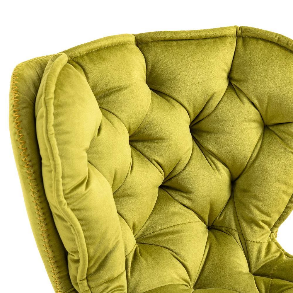 44.09 in. Grass Green Low Back Wood Frame 23 in. Bar Stool with Footrest by Wateday 4 44.09 in. Grass Green Low Back Wood Frame 23 in. Bar Stool with Footrest by Wateday - Image 4