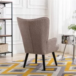 Gray Microfiber Fabric Side Chair by Wateday -Wateday Sales Store gray wateday accent chairs yj yuki9596214 c3 1000