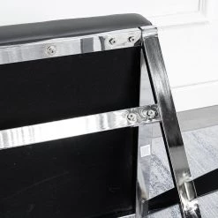 Gray PU Ottoman Bench 18.70 in. x 18.10 in. x 38.90 in. by Wateday -Wateday Sales Store gray wateday bedroom benches yj yuki9596289 1f 1000