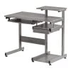 22 in. Rectangular Gray Wood 1-Drawer Computer Desk with Shelves by Wateday