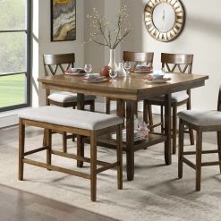 Gray Fabric Dining Wooden Bench (26 in. H x 39 in. W x 17 in. D) by Wateday -Wateday Sales Store gray wateday dining benches yj yuki9596729 c3 1000