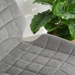 Gray Fabric Upholstery Dining Chairs with metal legs, set of 2 by Wateday 10 Gray Fabric Upholstery Dining Chairs with metal legs, set of 2 by Wateday -Wateday Sales Store gray wateday dining chairs yj w9030292 c3 1000