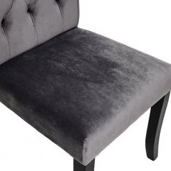 Gray Tufted Upholstered Armless Dining Side Chairs (Set of 2) by Wateday -Wateday Sales Store gray wateday dining chairs yj yuki9596030 4f 1000