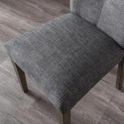 Dark Gray Upholstered Dining chair, Set of 2 by Wateday -Wateday Sales Store gray wateday dining chairs yj yuki9596048 c3 1000