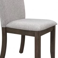 Gray Upholstered Dining Side Chair (Set of 4) by Wateday -Wateday Sales Store gray wateday dining chairs yj yuki9596052 4f 1000