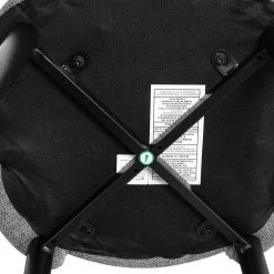 Gray Fabric Dining Side Chair (Set of 2) by Wateday -Wateday Sales Store gray wateday dining chairs yj yuki9596245 44 1000