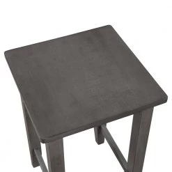 4-Piece Rectangular Wood Top Gray Dining Table Set by Wateday -Wateday Sales Store gray wateday dining room sets yj yuki9595554 4f 1000