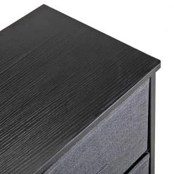 3-Drawer Gray Non-Woven Nightstand 27.95 in. H x 17.72 in. W x 11.81 in. D by Wateday -Wateday Sales Store gray wateday nightstands yj yuki9596539 c3 1000