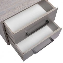 2-Drawer Gray Nightstand 23.60 in. H x 17.70 in. W x 13.80 in. D, Set of 2 by Wateday 10 2-Drawer Gray Nightstand 23.60 in. H x 17.70 in. W x 13.80 in. D, Set of 2 by Wateday -Wateday Sales Store gray wateday nightstands yj yuki9596540 4f 1000
