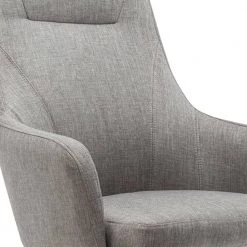 Gray Upholstered High Back Rolling Office Chair with Arms by Wateday -Wateday Sales Store gray wateday office stools yj yuki9595039 c3 1000