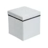 Gray Fabric Foldable Storage Ottoman by Wateday