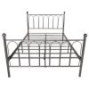 Gray Full Size Bed Frame by Wateday