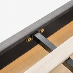 60.20 in. W Gray Queen Velvet Wood Frame Platform Bed with Storage Drawer by Wateday -Wateday Sales Store gray wateday platform beds yj yuki9597056 fa 1000