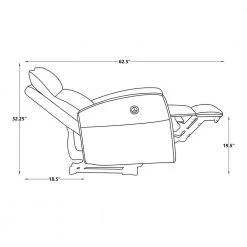 Gray Fabric Manual Glider Recliner by Wateday -Wateday Sales Store gray wateday recliners yj yuki9595867 44 1000