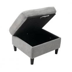 77.90 in. W Square Arm 2-piece Linen L-Shape Sectional Sofa in Gray by Wateday -Wateday Sales Store gray wateday sectional sofas yj yuki9596797 1f 1000