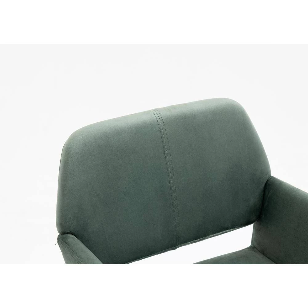 Green Velvet Upholstered Backrest Side Chair by Wateday 4 Green Velvet Upholstered Backrest Side Chair by Wateday - Image 4