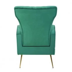 Green Velvet Wingback Arm Side Chair by Wateday -Wateday Sales Store green wateday accent chairs yj yuki9596573 1f 1000