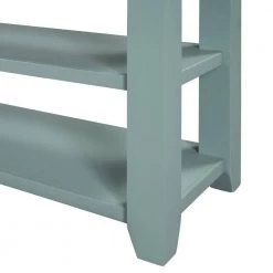 48.82 in. Green Rectangle Wood Console Table with 3 Drawers and 2 Shelves by Wateday 11 48.82 in. Green Rectangle Wood Console Table with 3 Drawers and 2 Shelves by Wateday -Wateday Sales Store green wateday console tables yj yuki9597496 1f 1000