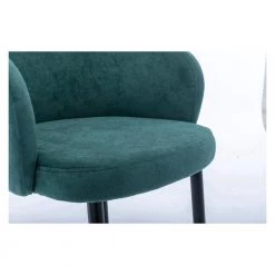 Green Upholstered Fabric Dining Chairs with Metal Legs (Set of 2) by Wateday -Wateday Sales Store green wateday dining chairs yj w21236341 4f 1000