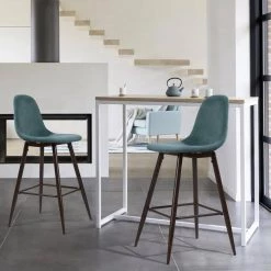 Green Upholstery Dining Side Chairs (Set of 2) by Wateday -Wateday Sales Store green wateday dining chairs yj yuki9595997 fa 1000