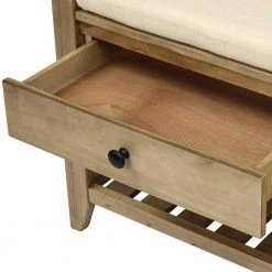 Light Brown Entryway Storage Bench 19.8 in. H x 14 in. W x 39 in. L by Wateday -Wateday Sales Store light brown wateday bedroom benches yj yuki9595279 c3 1000
