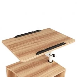 Two Drawers Light Brown Height Adjustable Nightstand, 18.31"Hx15.57"Wx19.69"D by Wateday -Wateday Sales Store light brown wateday nightstands yj yuki9595395 4f 1000