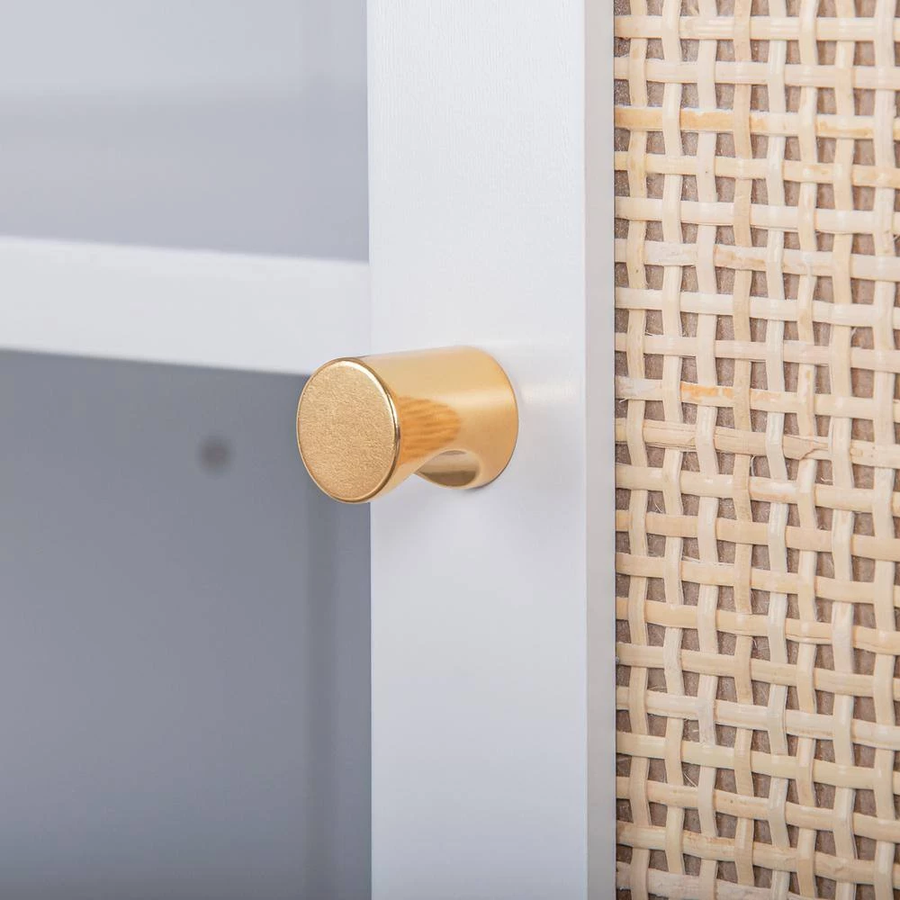 Natural Rattan Accent Storage Cabinet with 2-Door by Wateday 6 Natural Rattan Accent Storage Cabinet with 2-Door by Wateday - Image 6