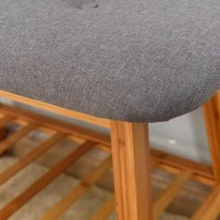 Natural Color Entryway Shoe Rack Bench 17.3 in. H x 12 in. W x 23.6 in. D by Wateday -Wateday Sales Store natural wateday bedroom benches yj yuki9595315 4f 1000