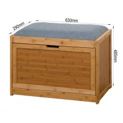 Natural Color Entryway Shoe Rack Bench with Foldable Shelf 18.9 in. H x 11.6 in. W x 24.8 in. D by Wateday -Wateday Sales Store natural wateday bedroom benches yj yuki9595318 1f 1000