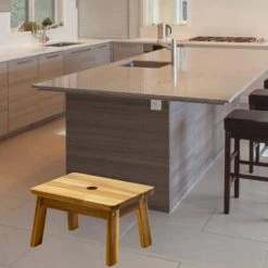 Natural Bench for Kids 8.8 in. H x 15 in. W x 10.2 in. D by Wateday -Wateday Sales Store natural wateday dining benches yj yuki9595981 31 1000