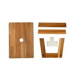 Natural Bench for Kids 8.8 in. H x 15 in. W x 10.2 in. D by Wateday -Wateday Sales Store natural wateday dining benches yj yuki9595981 4f 1000