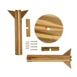 Natural Bench with Round Top Stool 17.7 in. H x 15.4 in. W x 15.4 in. D by Wateday -Wateday Sales Store natural wateday dining benches yj yuki9595982 4f 1000