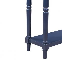 58.07 in. Navy Standard Rectangle Wood Console Table with Storage Shelf and Drawer by Wateday -Wateday Sales Store navy wateday console tables yj yuki9596454 1f 1000