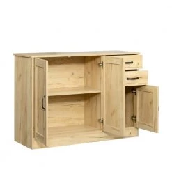 Oak Entryway Sideboard Storage Cabinet with 2-Drawers and 2 Doors by Wateday -Wateday Sales Store oak wateday accent cabinets yj yuki9595926 77 1000